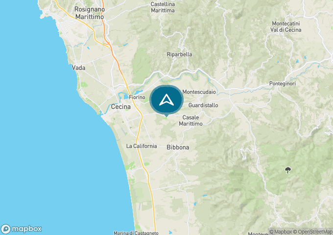 Localisez le camping sur la carte